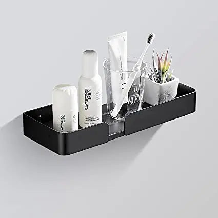 Bathroom 2-Tier Shelves Shower Caddy Wall for Kitchen Toilet Drilling Deals499
