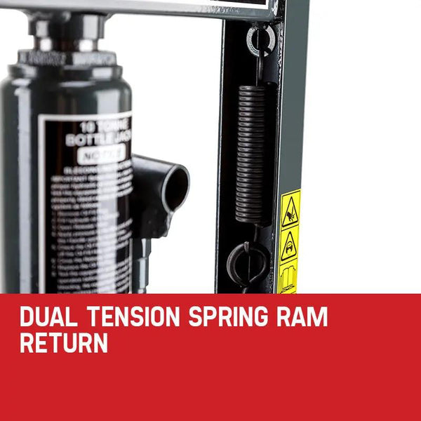 Baumr-AG 10 Tonne Hydraulic Shop Press Workshop Jack Bending Stand H-Frame Deals499