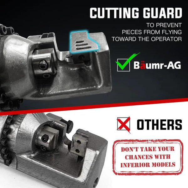 Baumr-AG 16mm Rebar Cutter Hydraulic Electric Reo Bar Portable Machine Re 850W Deals499