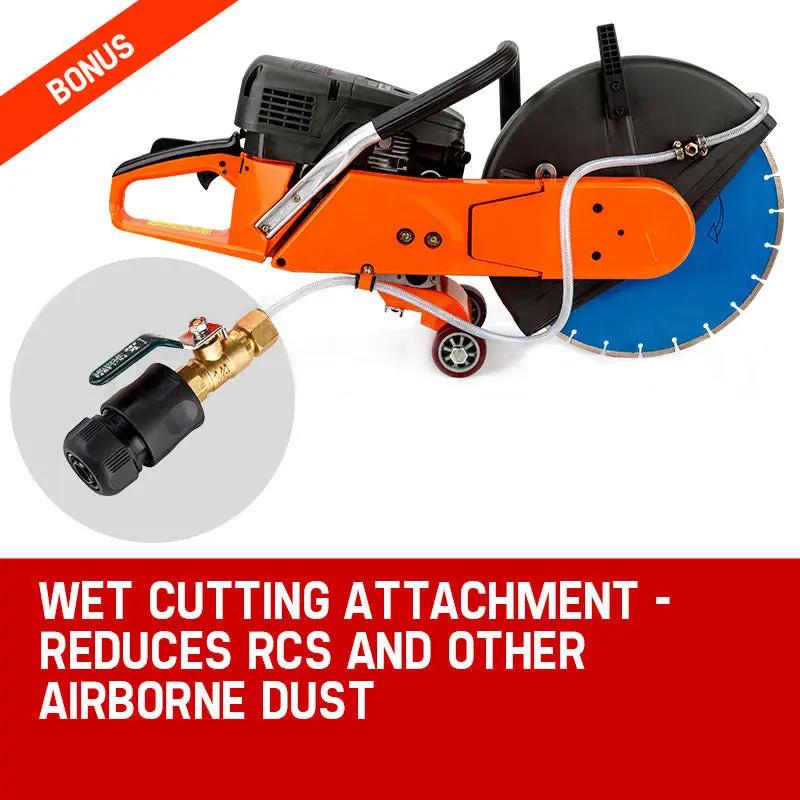 Baumr-AG 75cc Concrete Cut Off Demolition Saw Wet Demo Road Cutter Brick Deals499