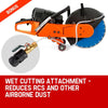 Baumr-AG 75cc Concrete Cut Off Demolition Saw Wet Demo Road Cutter Brick Deals499