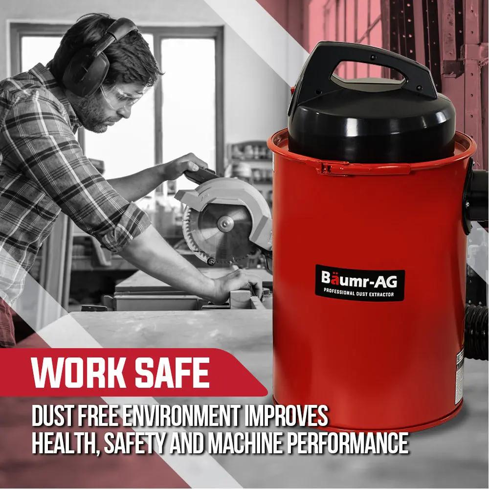 Baumr-AG Dust Collector Extractor Woodworking Portable Vacuum Catcher Saw Deals499