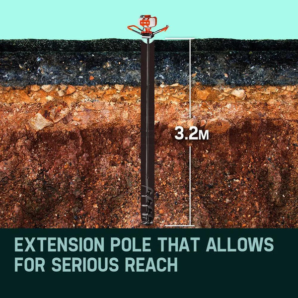 Baumr-AG Post Hole Digger 88CC Posthole Earth Auger Fence Borer Petrol Drill Bit Deals499