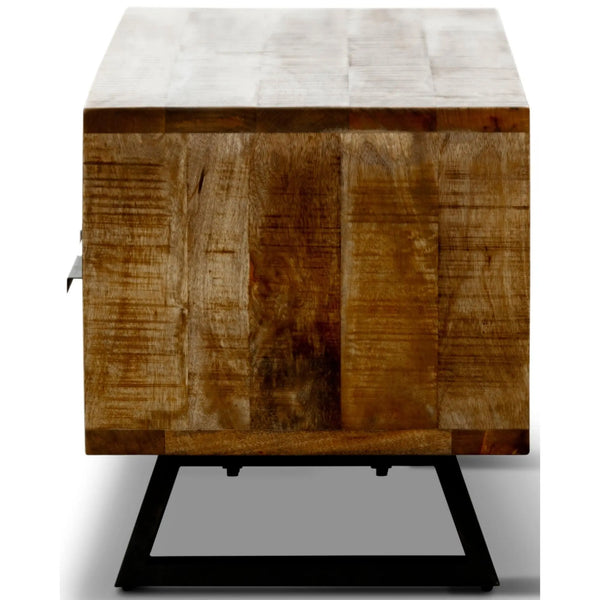 Begonia ETU Entertainment TV Unit 150cm 3 Drawer Mango Wood Unique Furniture Deals499