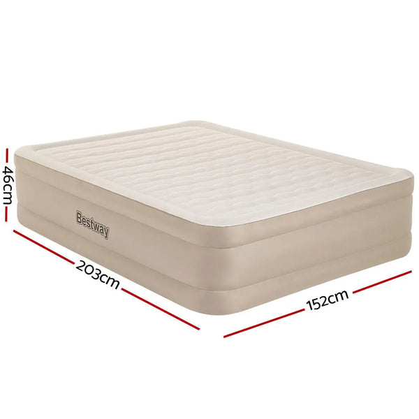 Bestway Air Bed Queen Size Mattress Camping Beds Inflatable Built-in Pump Deals499