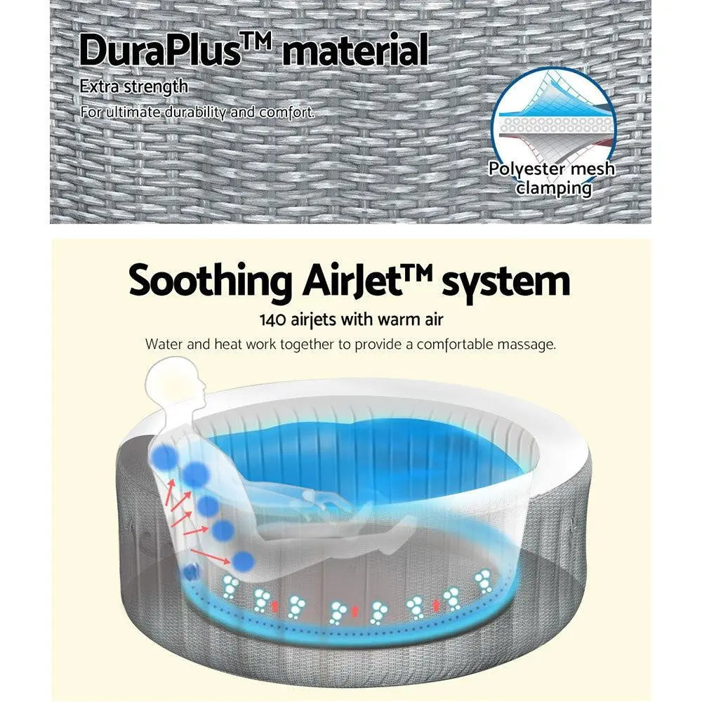 Bestway Inflatable Spa Pool Massage Hot Tub Lay-Z Outdoor Spa Bath Pools Deals499