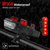 Bike LED Light 550LM Front and Back USB Rechargeable with 4000mAh Power Bank and IPX4 Waterproof Deals499