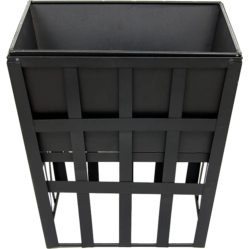 Black Fire Pit Square Log Patio Garden Heater Outdoor Table Top BBQ Camping Deals499