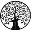 Black Tree of Life Wall Art Hanging Metal Iron Sculpture Garden 60cm Deals499