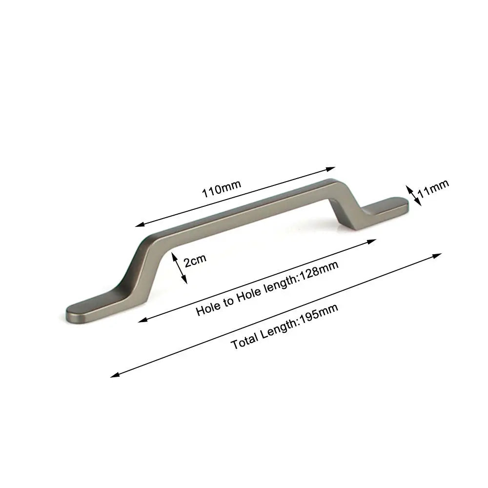 Black Zinc Kitchen Cabinet Handles Drawer Bar Handle Pull 128mm Deals499