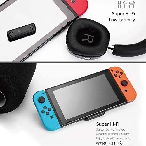 Bluetooth Adapter Route air Pro Support in-Game Voice Chat compatible with Nintendo Switch, Nintendo Switch Lite, PS4 and Laptops Deals499