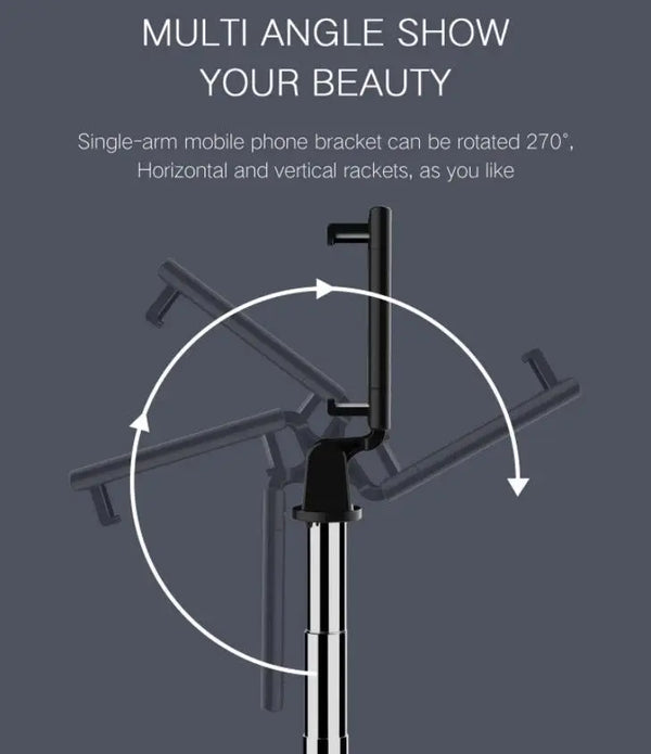 Bluetooth Selfie Stick Tripod Extendable Stick Phone Tripod With Detachable Remote Holder Deals499