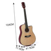 BoPeep 41 Inch Wooden Folk Acoustic Guitar Classical Cutaway Steel String w/ Bag Deals499