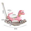 BoPeep Kids 4-in-1 Rocking Horse Toddler Baby Horses Ride On Toy Rocker Pink Deals499
