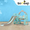 BoPeep Kids Slide Swing Basketball Ring Activity Center Toddlers Play Set Blue Deals499