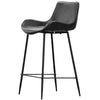 Brando  Set of 4 PU Leather Upholstered Bar Chair Metal Leg Stool Vintage Grey Deals499