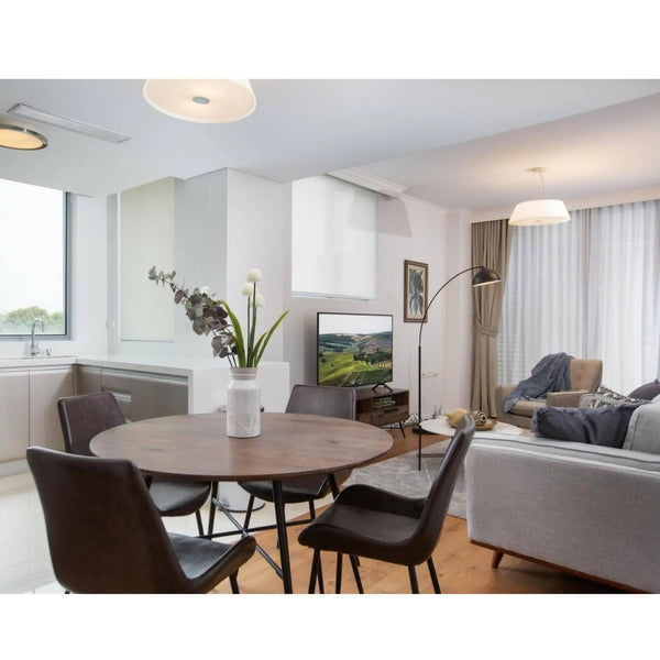 Brando  Set of 4 PU Leather Upholstered Dining Chair Metal Leg - Brown Deals499