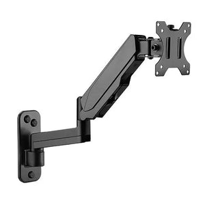 Brateck Single Screen Wall Mounted Articulating  Gas Spring Monitor Arm 7'-32',Weight Capacity (per screen) 8kg; BRATECK