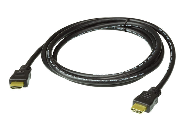 ATEN 20m High Speed HDMI Cable with Ethernet, supports up to 4096 x 2160 @ 30Hz, High quality tinned copper wire to with Gold-plated connectors ATEN