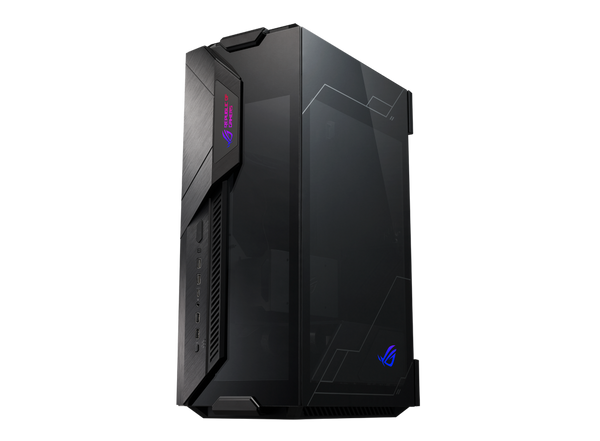 ASUS GR101 ROG Z11 Black Mini-ITX Case, Supports Mini-DTX, Tempered Glass, Aura Sync, Dual Orientation, Removable Dust Filters ASUS