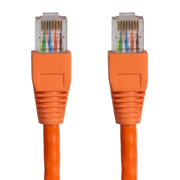 CABAC 1m CAT6 RJ45 LAN Ethernet Network Orange Patch Lead CABAC