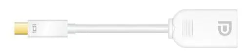 CABAC Display Port (M ) to Display Port (F) cable - 15cm (LS) CABAC