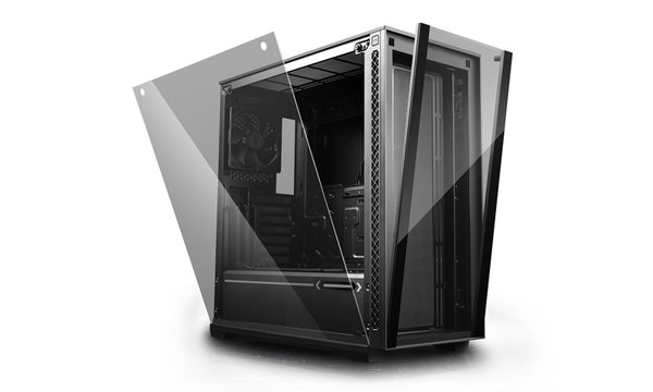 DEEPCOOL MATREXX 70 Tempered Glass Mid Tower Case Supports Up To E-ATX (330mm) MB DEEPCOOL