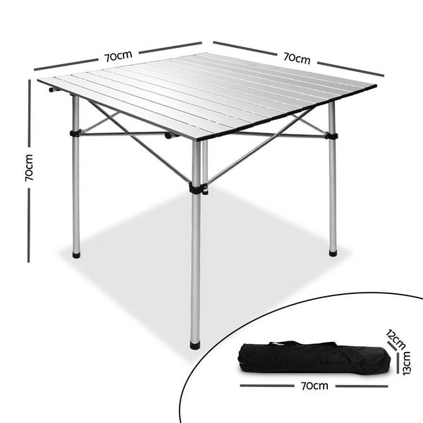 Weisshorn Portable Roll Up Folding Camping Table Deals499