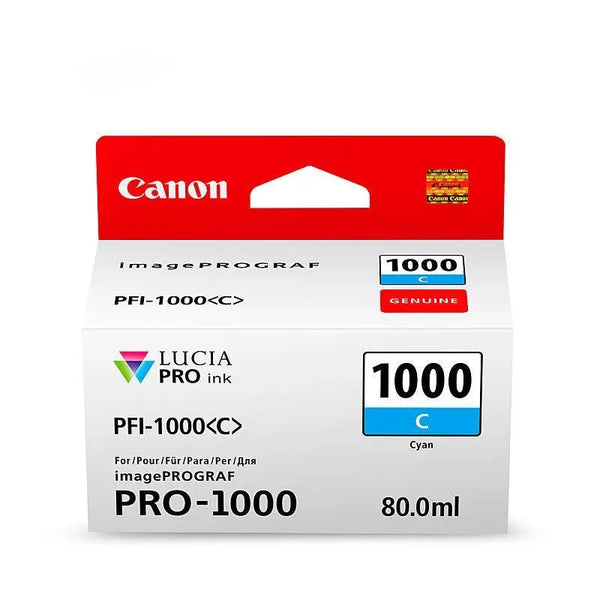 CANON PFI1000 Cyan Ink Cartridge CANON
