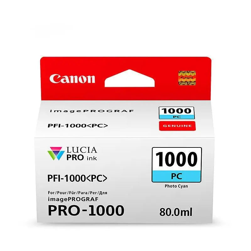 CANON PFI1000 Ph Cyan Ink Cartridge CANON