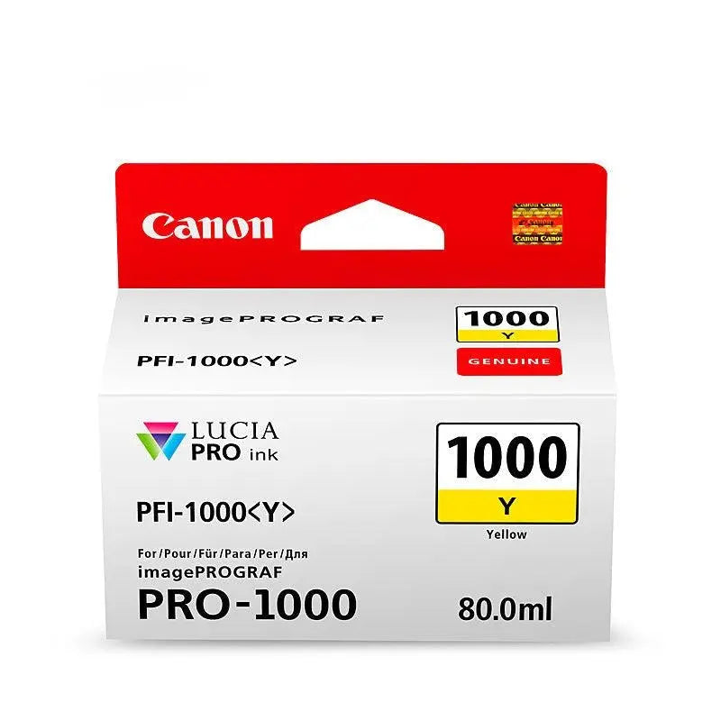 CANON PFI1000 Yellow Ink Cartridge CANON