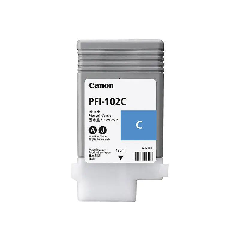 CANON PFI102 Cyan Ink CANON