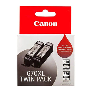 CANON PGI670XL Black Ink Twin Pk CANON