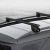 Universal Car Roof Rack Aluminium Cross Bars Adjustable 135cm Black Upgraded Holder Adjustable Car 90kgs load Carrier Deals499