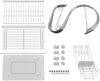 CARLA HOME 2 Tier Dish Rack with Drain Board for Kitchen Counter and Plated Chrome Dish Dryer Silver 42 x 25,5 x 38 cm Deals499