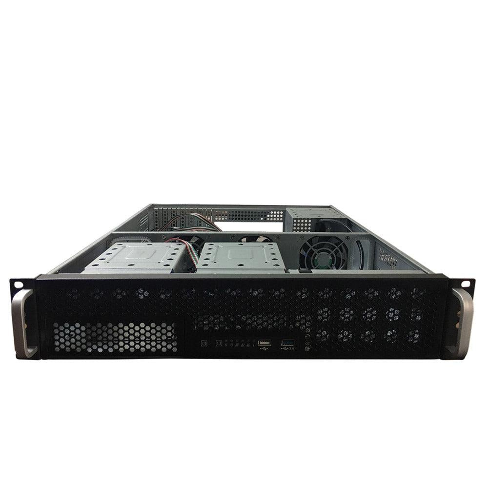 TGC Rack Mountable Server Chassis 2U 550mm Depth, 1x Ext 5.25' Bay, 9x Int 3.5' Bays, 7x Low Profile PCIE Slots, ATX MB, 2U PSU TGC