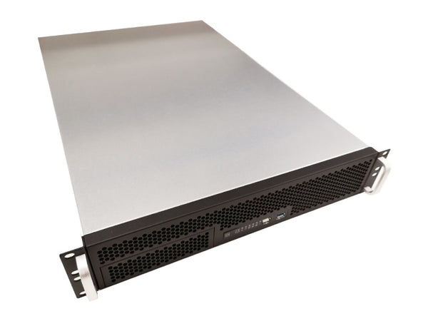 TGC Rack Mountable Server Chassis 2U 650mm Depth, 1x Ext 5.25' Bay, 9x Int 3.5' Bays, 7x Low Profile PCIE Slots, ATX PSU/MB TGC