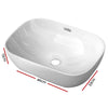 Cefito Ceramic Bathroom Basin Sink Vanity Above Counter Basins White Hand Wash Deals499