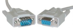 CABAC 2m 9 pin Male to Female Serial Extension Cable LS CABAC