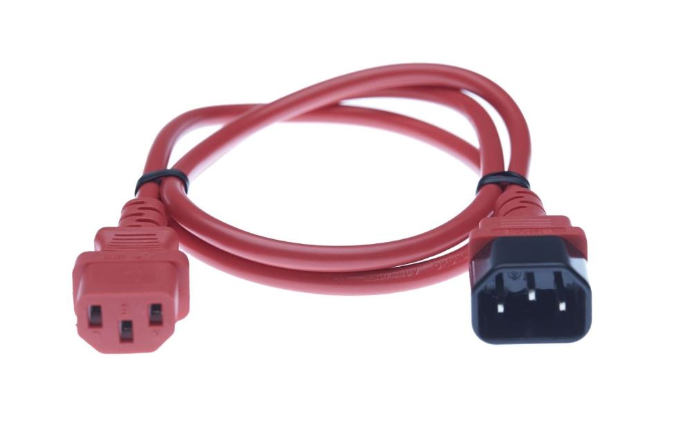 Cabling IEC C13 to C14 Power Cable Red 3M OTHER