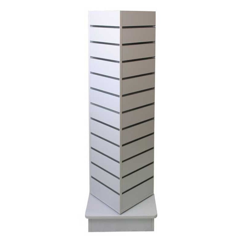 8WARE Retail Cable Display Stand 1 - 4 Sides/Way Slat Panel Spinner - Dimension 45x45x130cm - Get it FREE when buy $1000 8ware/Astrotek Products 8WARE