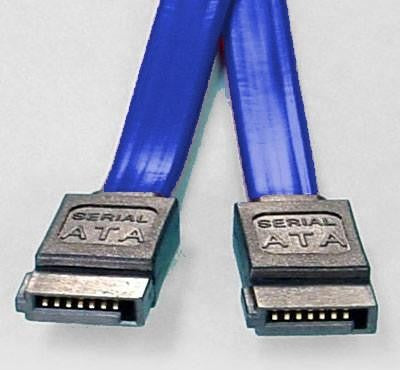 8WARE SATA 3.0 Data Cable 0.5m / 50cm Male to Male Straight 180 to 180 Degree 26AWG Blue ~CBAT-SATA3-180D 8WARE