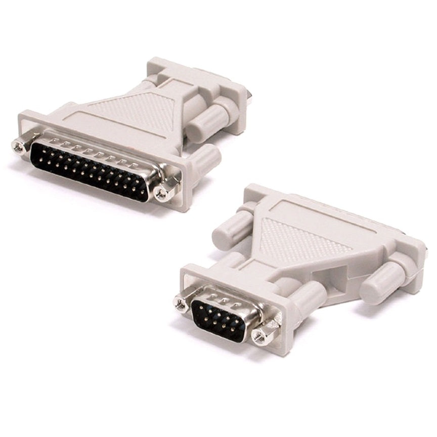 8WARE D-SUB DB 25-pin to DB 9-pin Male to Male Adapter 8WARE