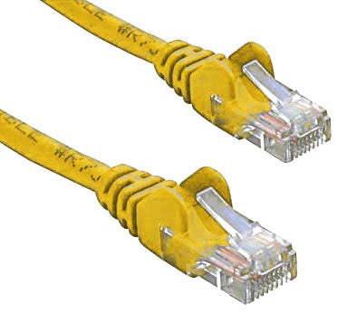 8WARE RJ45M - RJ45M Cat5e UTP Network Cable 0.5m(50cm) Yellow 8WARE