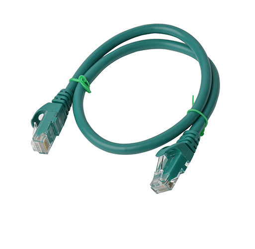 8WARE Cat6a UTP Ethernet Cable, SnaglessÂ  - Green 0.5M 8WARE