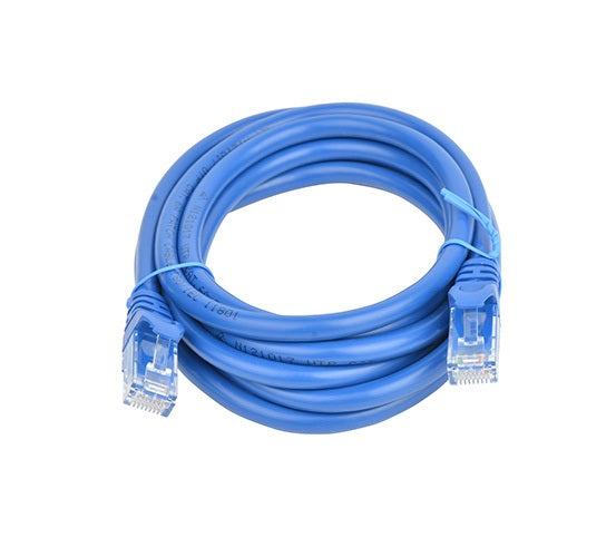 8WARE Cat6a UTP Ethernet Cable 2m SnaglessÂ Blue 8WARE