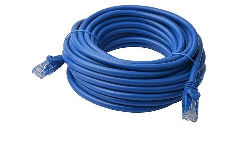 8WARE Cat6a UTP Ethernet Cable 40m SnaglessÂ Blue 8WARE