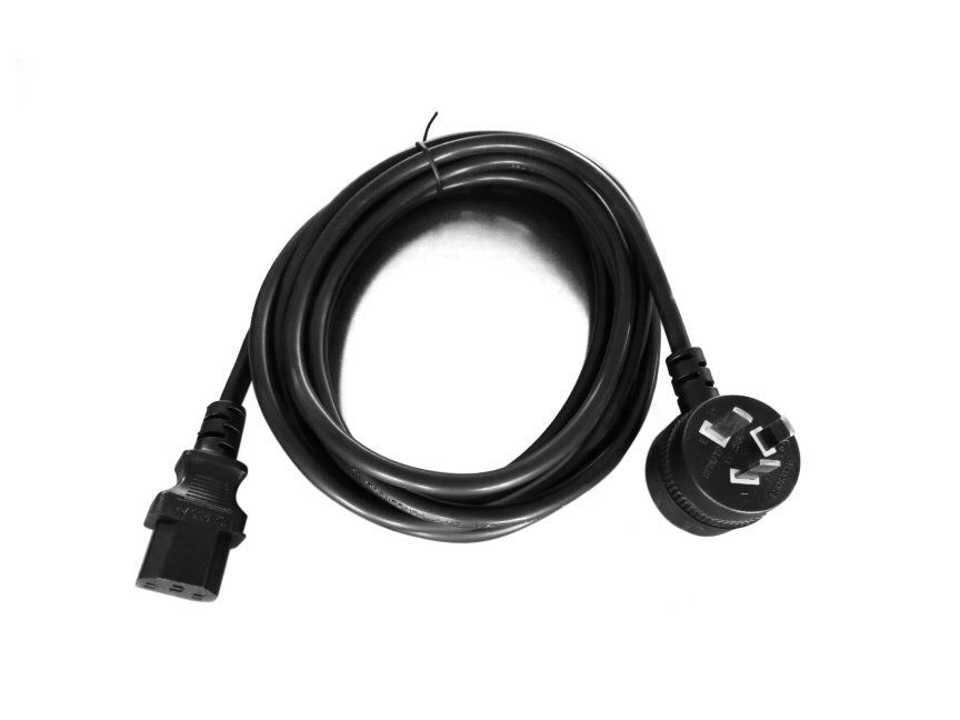 8WARE Power Cable 3m 3-Pin AU to IEC C13 Male to Female Piggy Back LS 8WARE