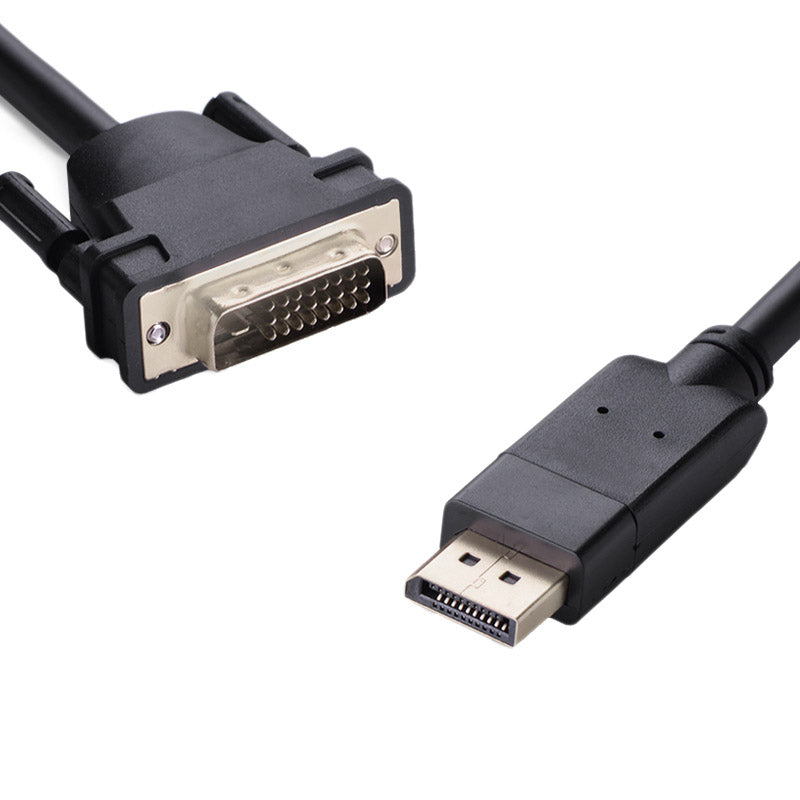 8WARE DisplayPort DP to DVI Male 2m (Gold-flash) to Male (Gold flash), 28AWG * 5P 8WARE