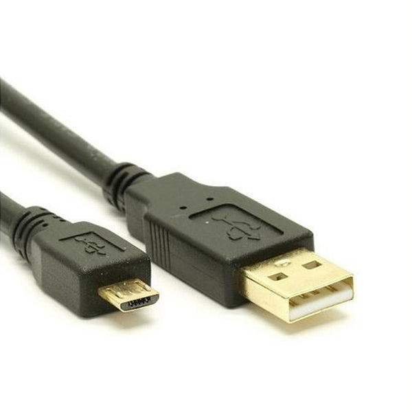 8WARE USB 2.0 Cable 3m A to Micro-USB B Male to Male Black 8WARE
